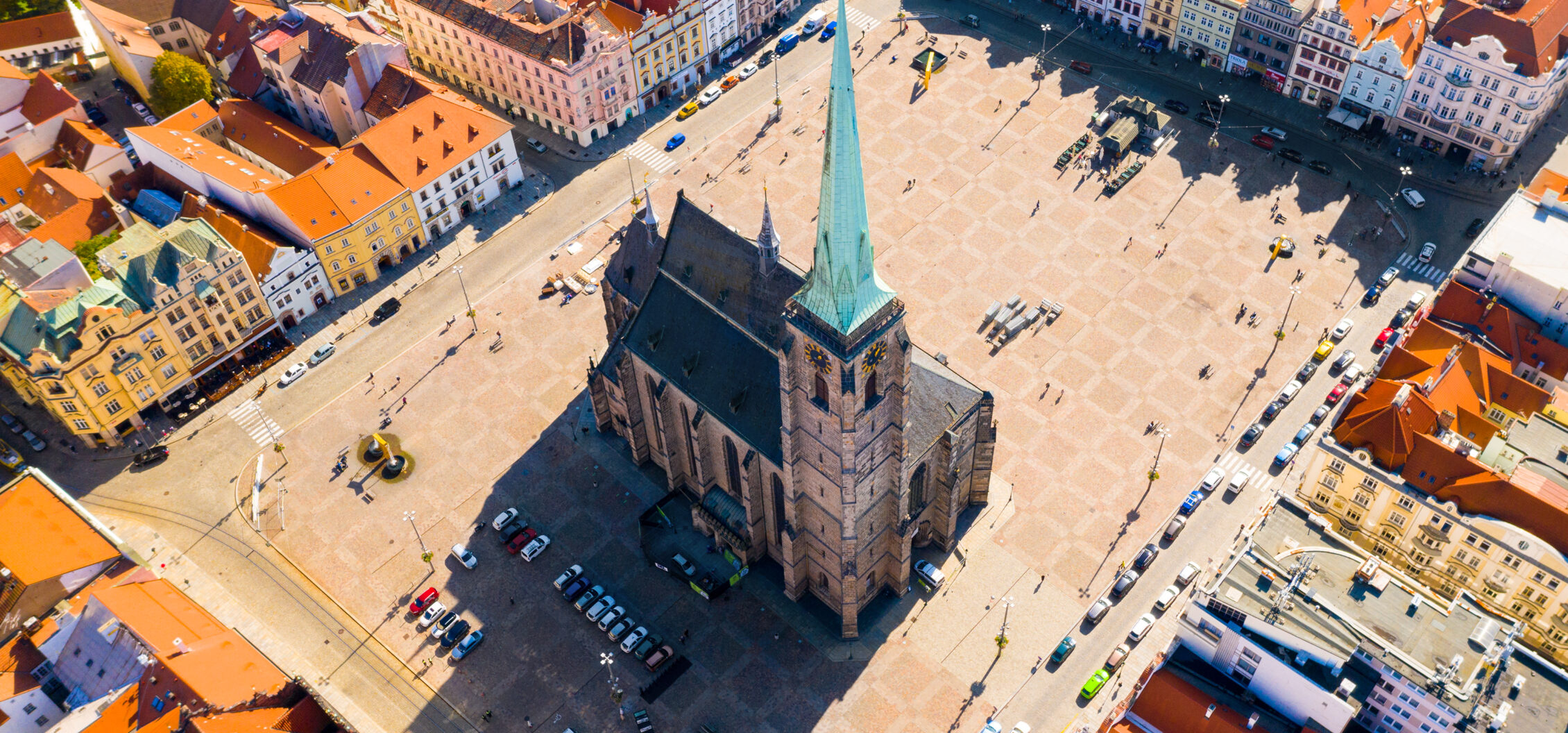 Pilsen,/,Czech,Republic,-,September,9,,2019:,Aerial,View